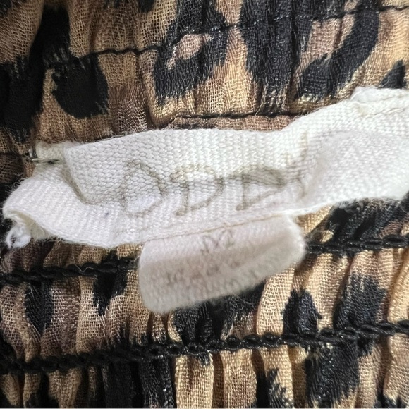 ODDY ANIMAL PRINT BALLOON SLEEVE MAXI ROMPER WITH TIE FOR A MORE FITTED LOOK - Picture 10 of 13